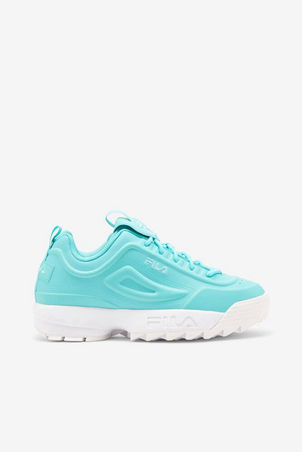 Zapatillas Fila Mujer Azules Turquesa / Azules Turquesa / Blancas - Disruptor 2 Fs - España 304756WO